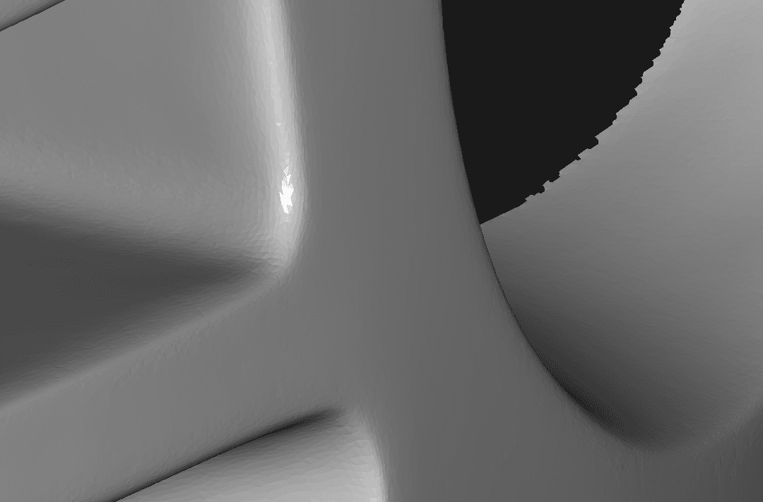 Детальне сканування поверхні моделі